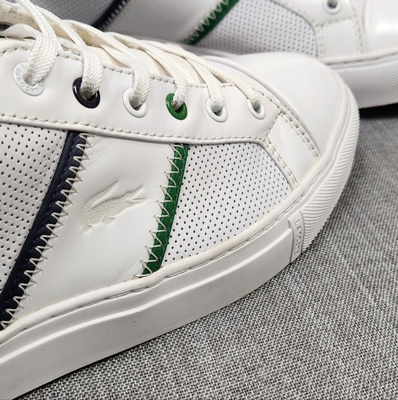 Lacoste Cerberus 6 SRM White Low Top Sneakers. Men 1 - Picture 10 of 11